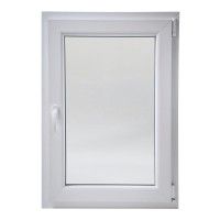 Janela Pvc Branca Vidro 100x70cm Direita