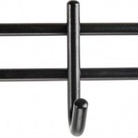 Cabide 3 Ptt Inox Preto