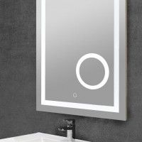 Espelho Led Aumento 60x80cm Touch Sens 60x