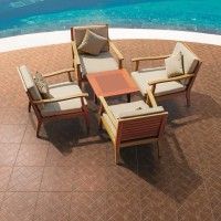 PORCELNICO DALLE BROWN 33X33 CX.1M2