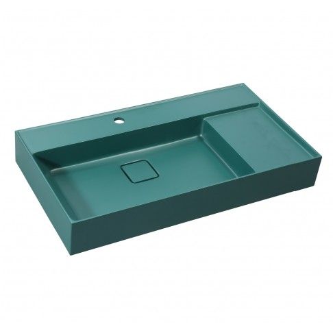 LAVATRIO COMPACTO RESINA 100X46X12 VERDE