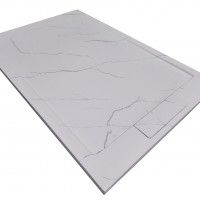 Base Resina 120x80x3.5cm Branco/ Mrmore