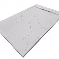 Base Resina 120x80x3.5cm Branco/ Mrmore