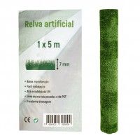 Relva Artificial 7mm 5x1m Verde