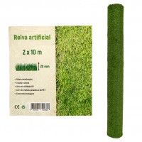 Relva Artificial 20mm 2x10m Verde