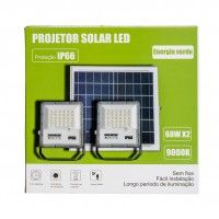 PROJETOR DUPLO SOLAR 2X60W