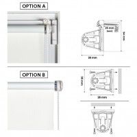 Estore Opaco C&F 60x180cm Branco