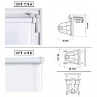 Estore Clip&Fix Trans 60x180cm Branco