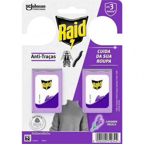 Anti-Traas Gel Raid Lavanda 2un